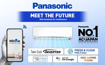 Panasonic twin store cool inverter ac