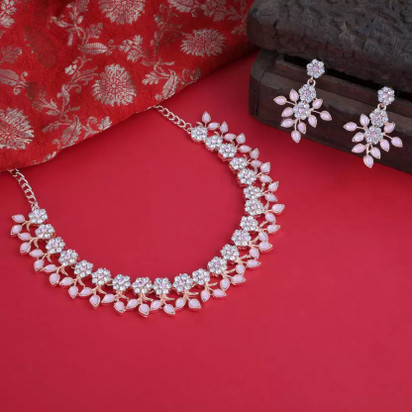 Flipkart cheap diamond necklace