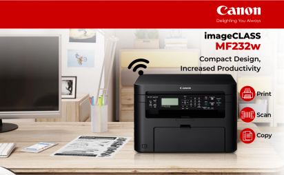 Canon imageCLASS MF232w Multi-function WiFi Monochrome Laser