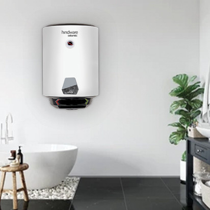 Hindware Atlantic 15 L Storage Water Geyser (Elicio, White) Price in India  - Buy Hindware Atlantic 15 L Storage Water Geyser (Elicio, White) online at  Flipkart.com
