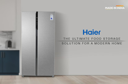 Haier 596 L Frost Free Side by Side Convertible Refrigerator