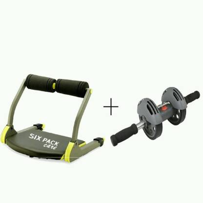 SRBPL Combo of Six Pacs Abs bulder & Power Slider-s15 Multipurpose Fitness Bench