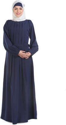 Momin Libas Polyester Solid Abaya