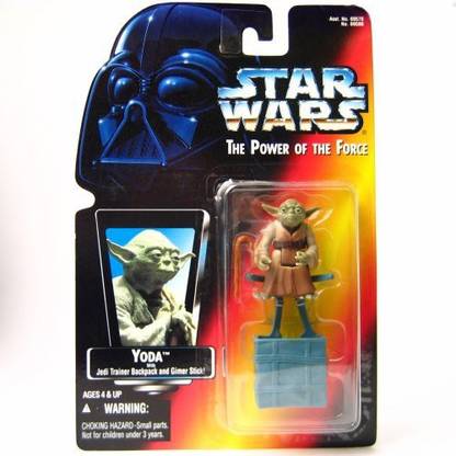 STAR WARS Power Of The Force Yoda Red Card