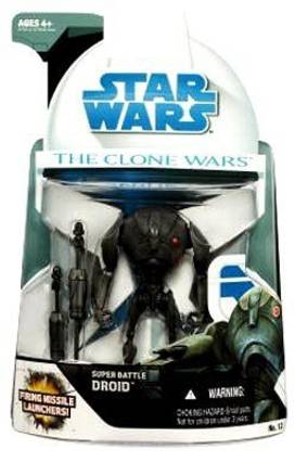 Hasbro Star Wars Clone Wars Animated Action Figure - Super Battle Droid