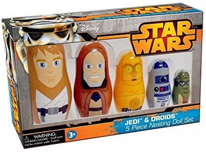 PPW Star Wars Nesting Dolls Jedi and Droids Toy