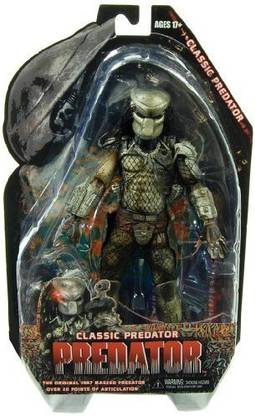 Predators NECA Predators 2010 Movie Series 3 Action Figure Classic Predator Masked