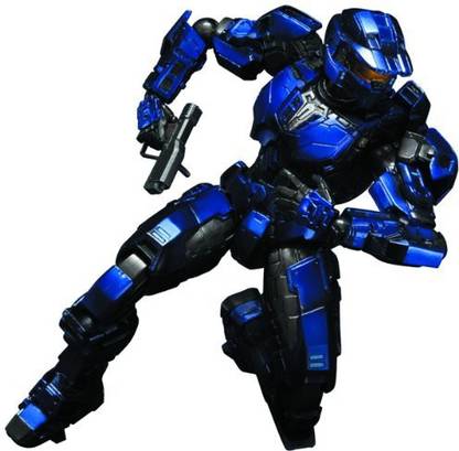 Square Enix Halo Play Arts Kai Blue Spartan