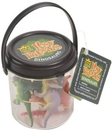 WILD REPUBLIC Dino Itsy Bucket Tub Assorted Dinosaurfigurines Trex