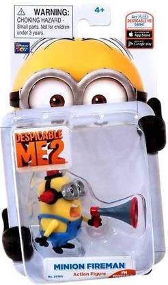 Thinkway Despicable Me 2 Minion Fireman W/ Bullhorn