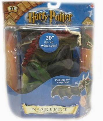 MATTEL Harry Potter Deluxe Creature Norbert Dragon Action Figure (2002 Mattel)