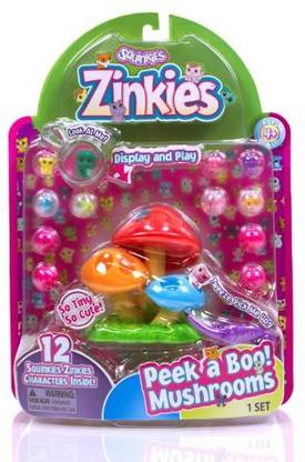 Squinkies Squinkie Girl Zinkies Mushroom Theme