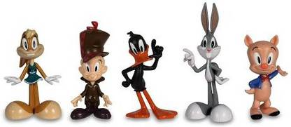 The Bridge Direct Looney Tunes 5 Pack Bugs Bunnylola Bunnydaffy Duckporky