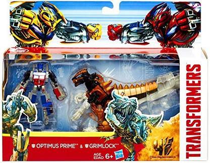 TRANSFORMERS 4 Age Of Extinction Exclusive 2Pack Optimus Prime & Grimlock