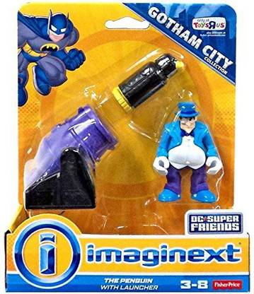 Imaginext Dc Super Friends Batman 3 Inch Set The Penguin With Launcher