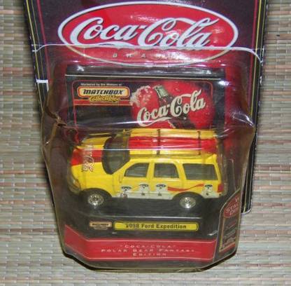 MATCHBOX Collectibles Cocacola 1998 Ford Expedition 164 Scale