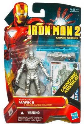 DISNEY Iron Man 'Mark II' Iron Man 2 Action Figure -- 4''