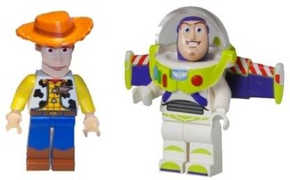 LEGO Woody and Buzz Lightyear Minifigures Toy Story