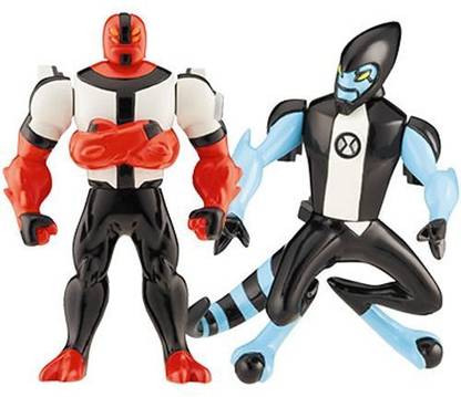 Ben 10 (Ten) Alien Creation Chamber Mini Figure 2-Pack Four Arms And Xlr8