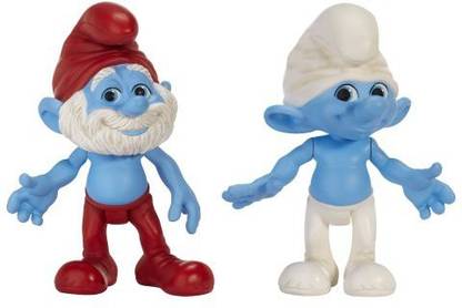 The Smurfs Smurfs Movie Basic Pack Wave 1 Papa And Clumsy Smurf
