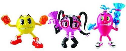 Pacman Pac And Friend Collectible Cylindria And Spiral
