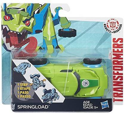 TRANSFORMERS Robots in Disguise 1-Step Changers Springload Figure
