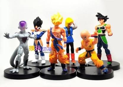 Dragon Ball Z Dbz 5 Inch Songukou Vegeta Kuririn Freeza Android 18