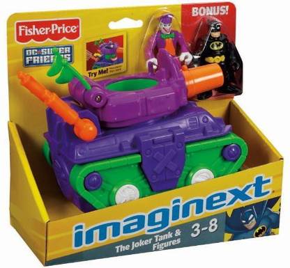 FISHER-PRICE Imaginext Joker Tank With Batman And Joker Figures