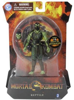 Jazwares Toys Mortal Kombat Mk9 4 Inch Reptile