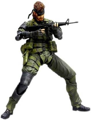 Metal Gear Solid Peace Walker Play Arts Kai Action Figure Snake Jungle Version