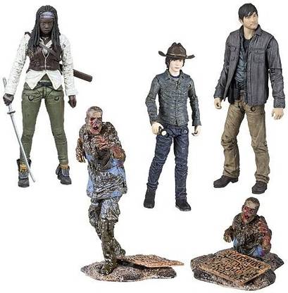 Walking Dead Mcfarlane Toys The Amc Tv Series 6" Action Figures