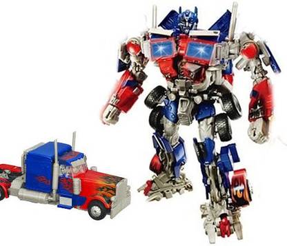 VAIBHAV Transrobots 4 Voyager Optimus Prime Action Figure Toy Convert Into Truck Big Size