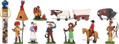 Safari Ltd Wild West Toob With 11 Hand Painted Figurines