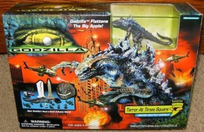 Trendmasters Godzilla Terror At Times Square Mini Playset