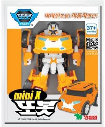 Young Tobot X Mini Transformer Korean Animation Robot Character