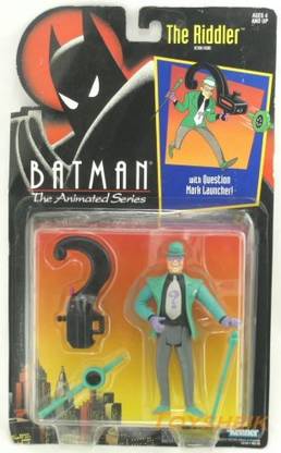 BATMAN " The Riddler " W/ Question Mark Launcher Moc