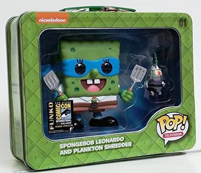 Funko 2014 Sdcc Pop Television Tmnt Spongebob Leonardo