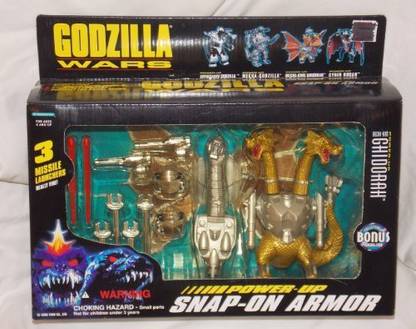 GODZILLA Wars Mechaking Ghidorah With Powerup Snapon Armor