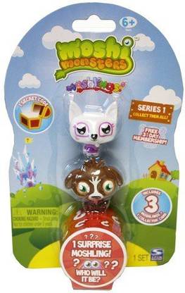 Moshi Monsters Moshlings Mini Series 1 Pack Of 3(W/ 1 Code)