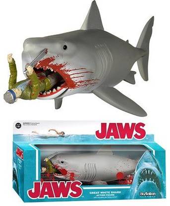 Funko Re Jaws Bloody Great White Shark & Quint Final Battle