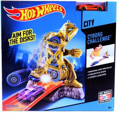 HOT WHEELS CYBORG CHALLENGE TRACK SET - CHL19