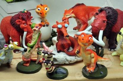 ICE AGE Hard To Find 10 Piece Play Set
