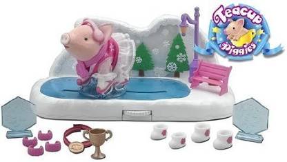 Tea & Cup Teacup Piggies Champions Ice Skating Rink Play Set