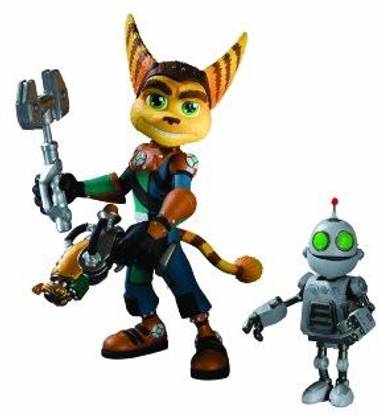 DC Comics Ratchet & Clank Series 1 Ratchet With Transforming Clank