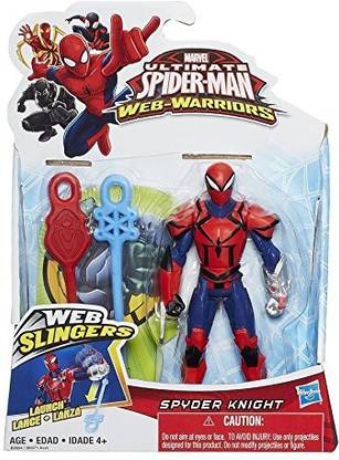 Spiderman Marvel Ultimate Web Warriors Web Slingers Spyder Knight Figure