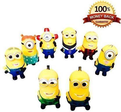 MaxStar Toys Despicable Me Minions The Display Miniature Toy Figures 8 pcs