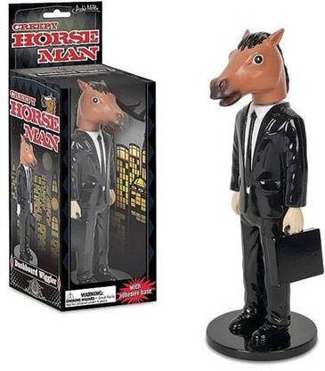 Accoutrements Creepy Horse Man Dashboard Wiggler 6" Vinyl