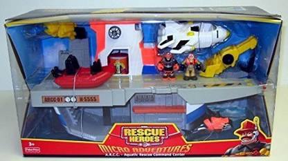 FISHER-PRICE Rescue Heroes Micro Adventures A.R.C.C. (Aquatic Rescue Command Center)