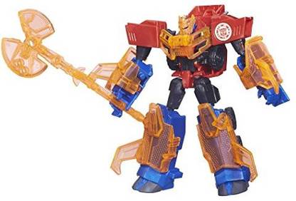 TRANSFORMERS Robots in Disguise Decepticon Hunter Optimus Prime vs Decepticon Bludgeon Pack