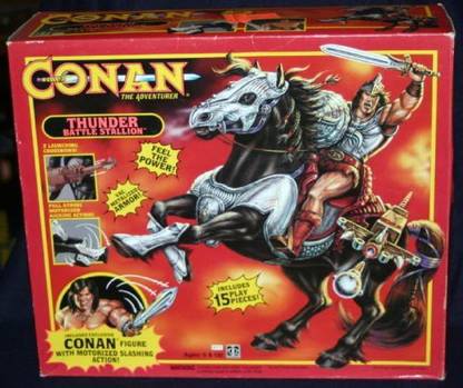 Conan The Adventurer With Thunder Battle Stalion